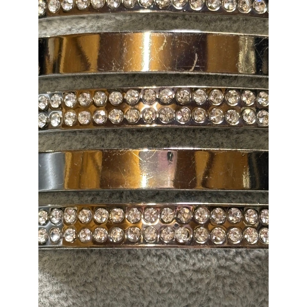 #45. Cuff Rhinestone Bracelet - Picture 2 of 3